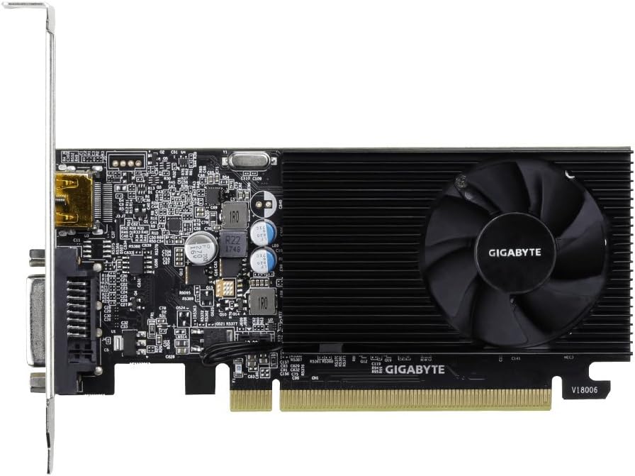 Gigabyte GV-N1030D4-2GL GeForce GT 1030 Low Profile D4 2G Computer Graphics Card (Renewed)